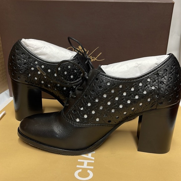 BNIB Patricia Nash Parma Heel Oxford Black size 9 - Picture 8 of 12